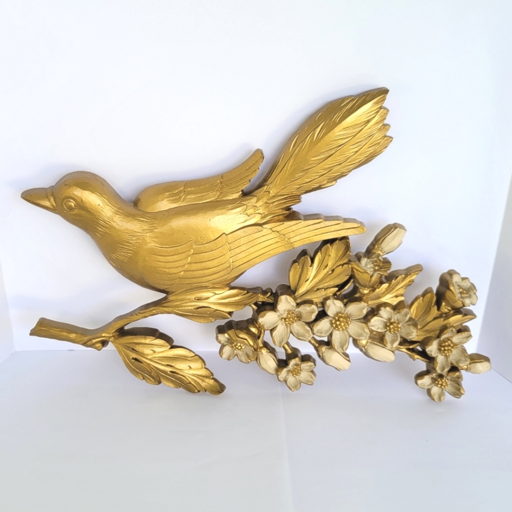 1 Vintage Large Bird Wall Decor +1 That Was Repaired As A Freebie If You Want It